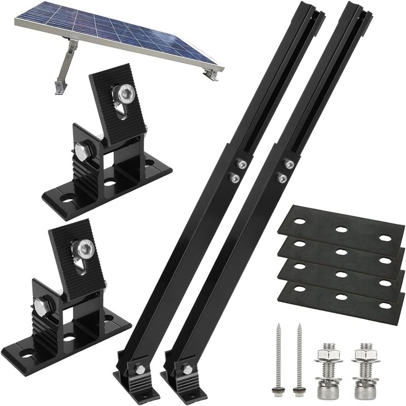 Solar Panel Tilt Mount - ABHI-Verstellbare Solarpanel-Neigungshalterung für Dach, Wohnmobil, Boot