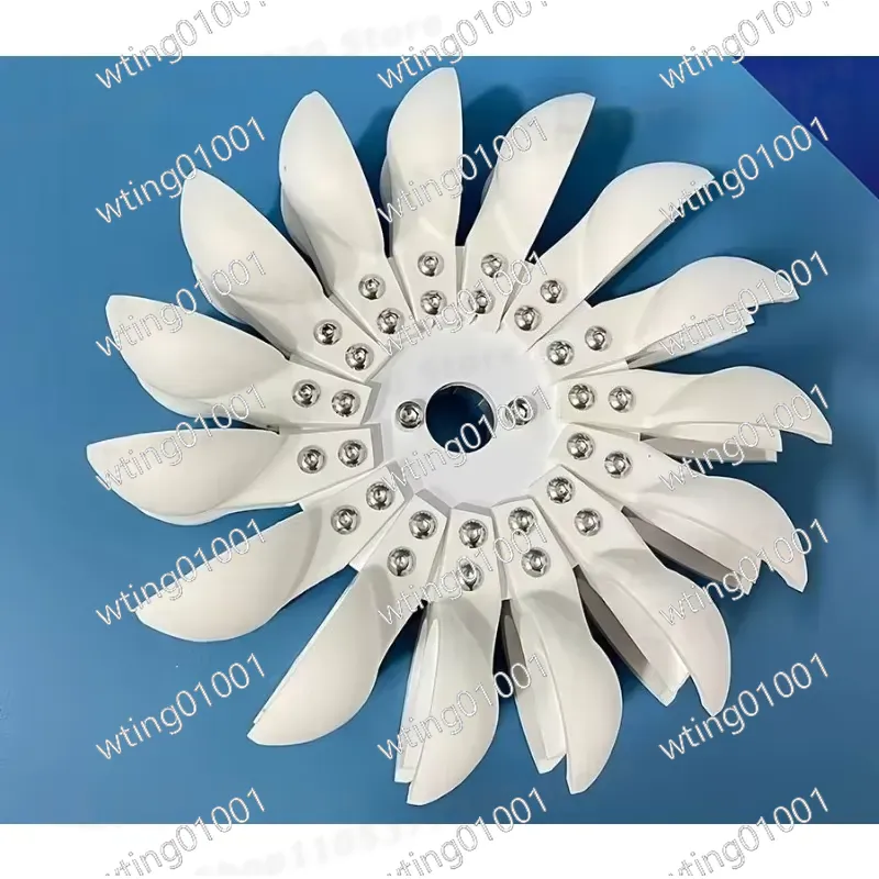 Renewable Energy Hydro - für DIY-Hydrogenerator, hocheffizientes Impeller-Schlagwasserrad, Eimerscheibenturbinensystem, erneuerbare