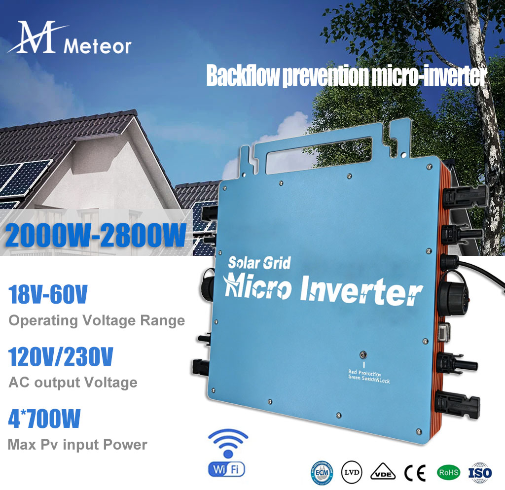 2800W 2400W 2000W Rückflussver – Grid Tie Micro Inverter Bewertung und Preis