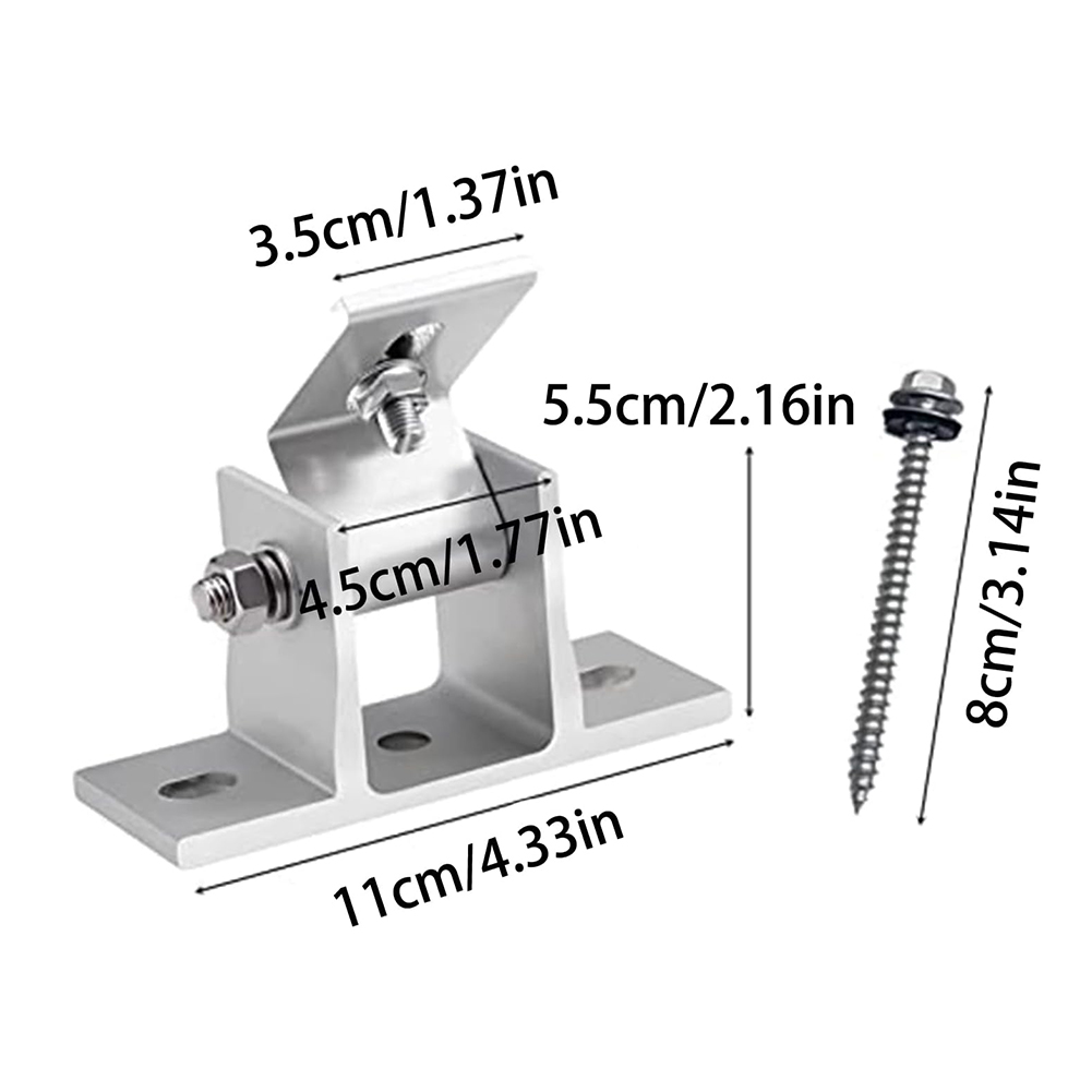 2 Stück Aluminium-Solarmodulha – Solar Panel Tilt Mount Bewertung und Preis
