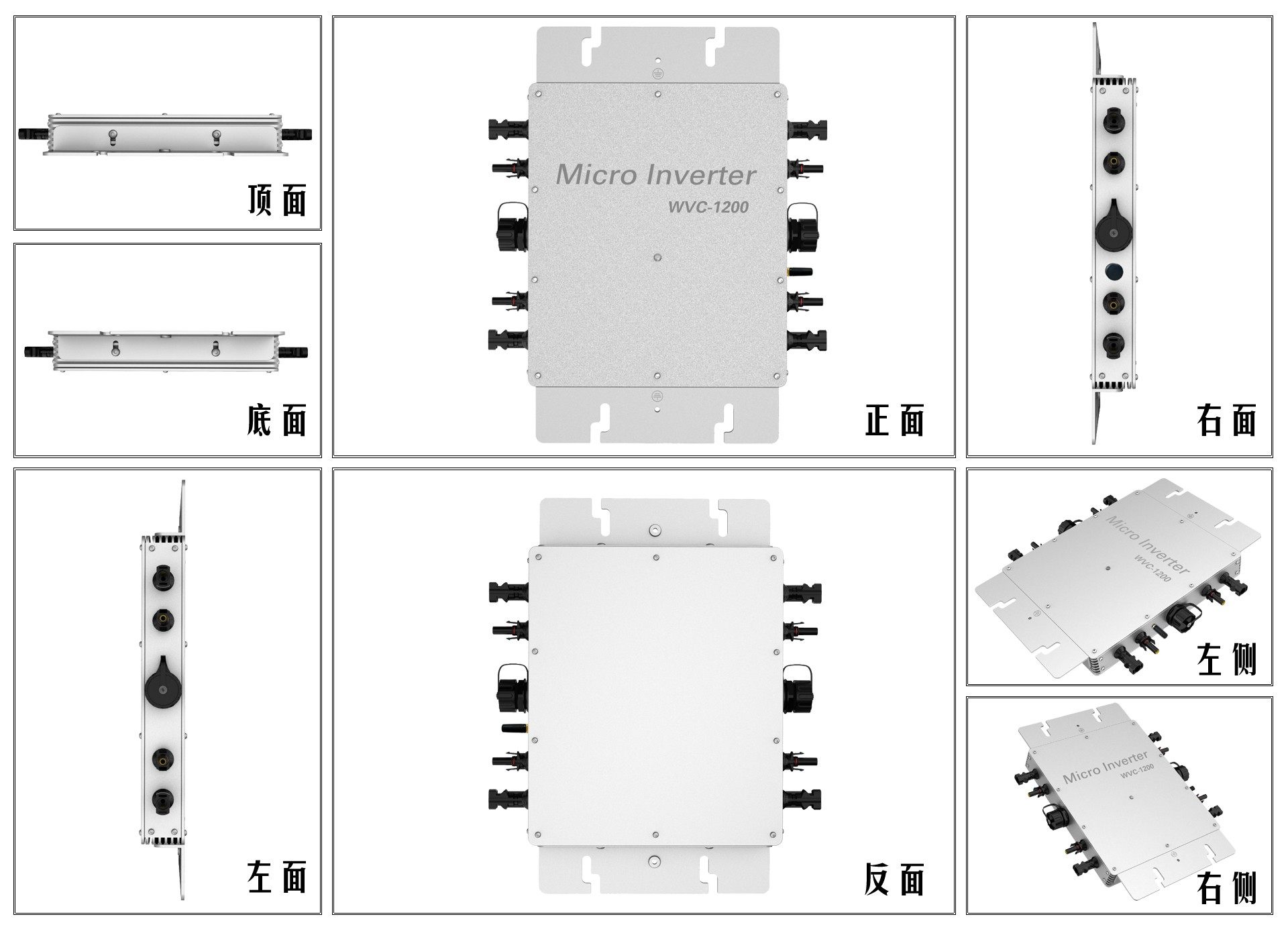 WIFI IoT WVC Solar PV Smart Mi – Grid Tie Micro Inverter Bewertung und Preis