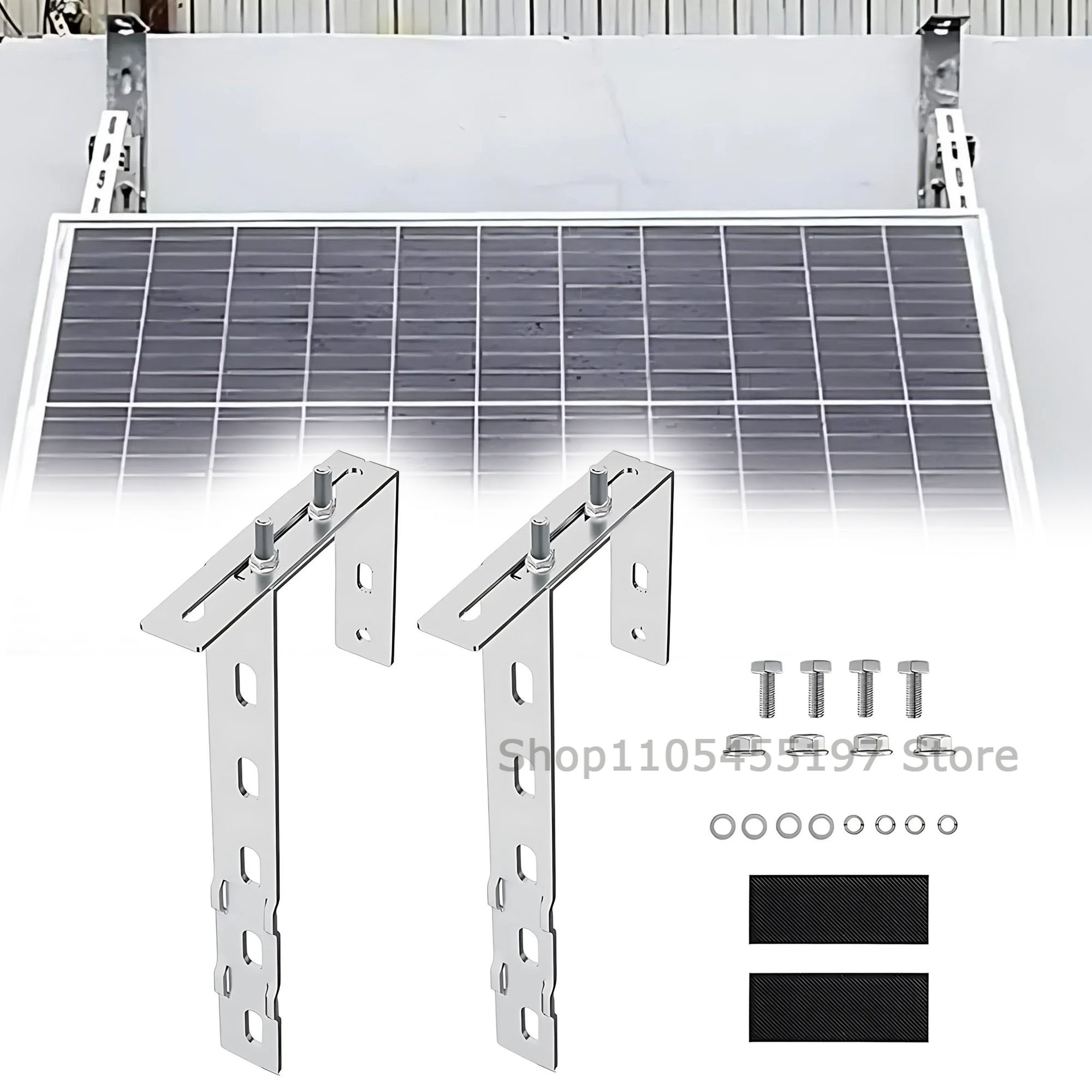 2 Stück verstellbare Balkon-So – Solar Panel Tilt Mount Bewertung und Preis
